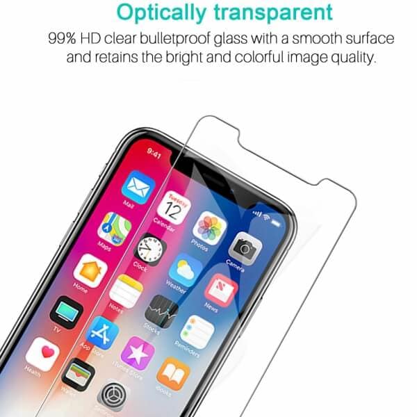[2 Pack ] Apple iPhone X XS Tempered Glass LCD Screen Protector Film Guard