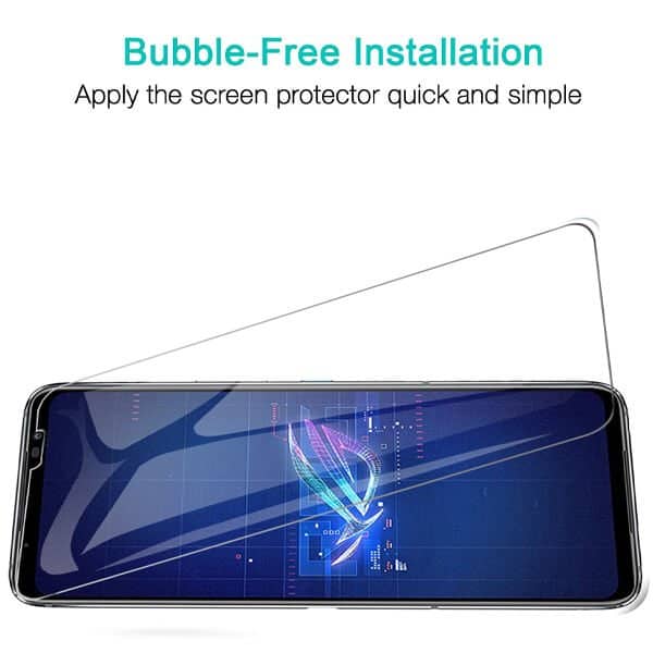 [2 Pack] Asus ROG Phone 6 Tempered Glass LCD Screen Protector Film Guard (Clear)