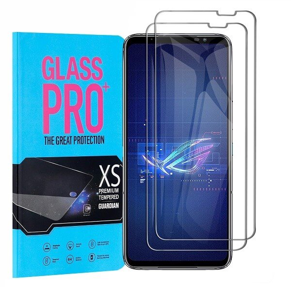 [2 Pack] Asus ROG Phone 6 Tempered Glass LCD Screen Protector Film Guard (Clear)