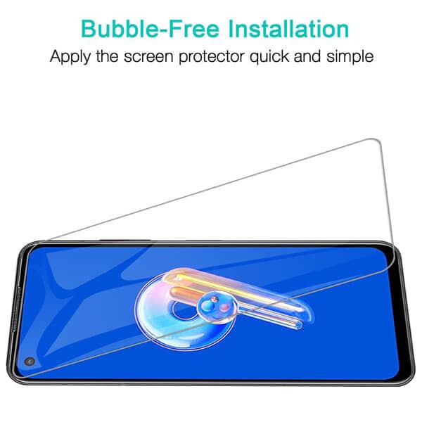 [2 Pack] Asus Zenfone 9 Full Coverage Tempered Glass Screen Protector Film Guard