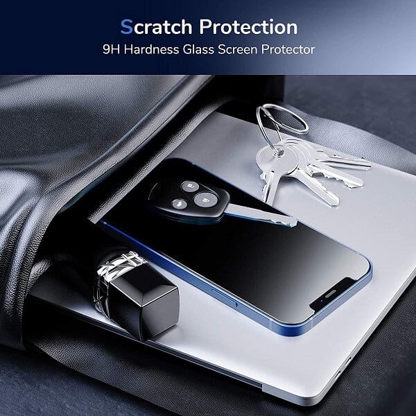 [2 Pack] For Apple iPhone 13 Anti Spy Privacy Tempered Glass LCD Screen Protector Film Guard