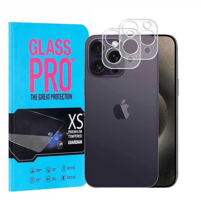 [ 2 Pack ] For Apple iPhone 15 15 Pro 15 Pro Max 15 Plus Camera Lens Protector Anti Scratch Tempered Glass Film Guard