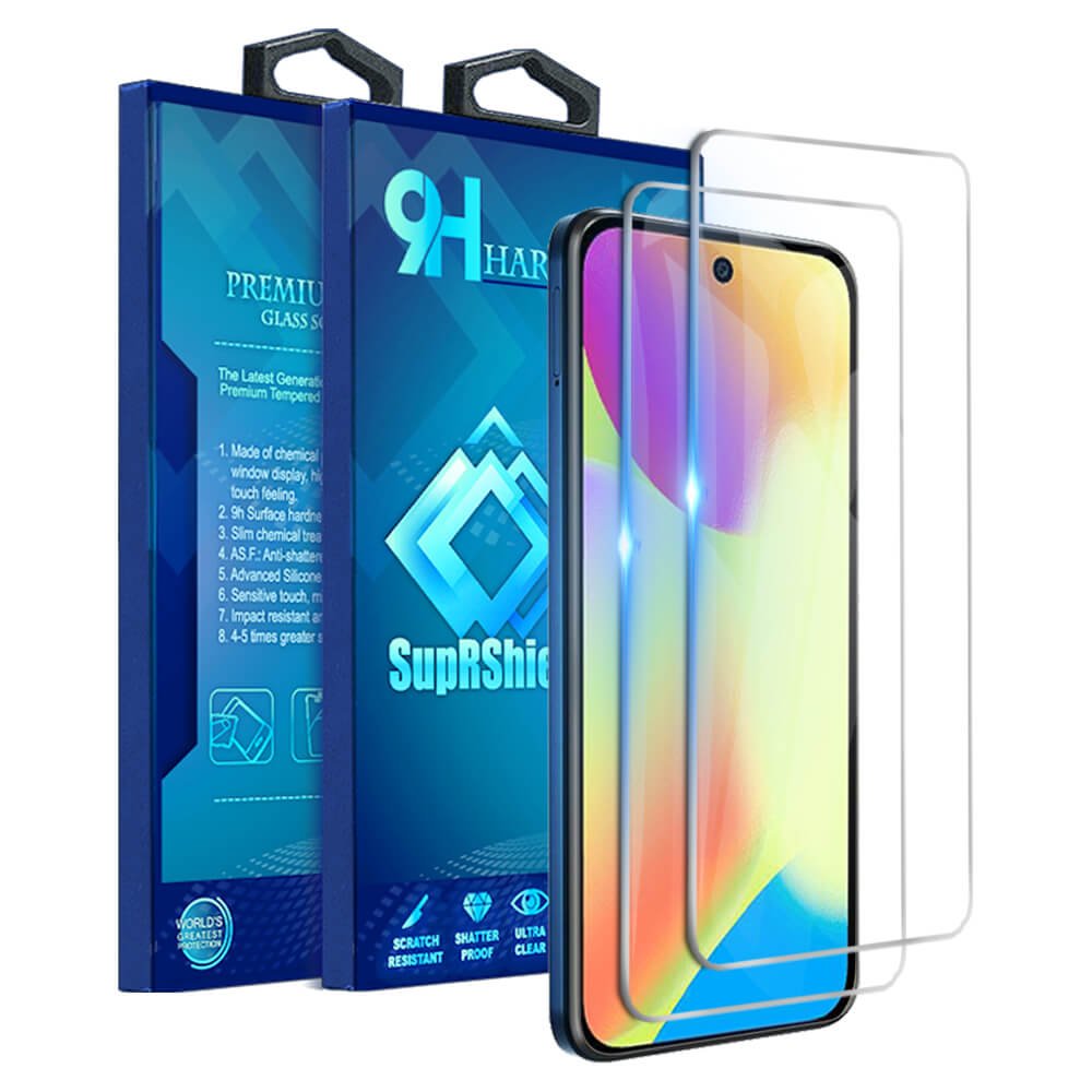 [2 Pack] For Google Pixel 10/ 10 pro/10 Pro XL 5G SupRShield Tempered Glass LCD Screen Protector Film Guard (Clear)