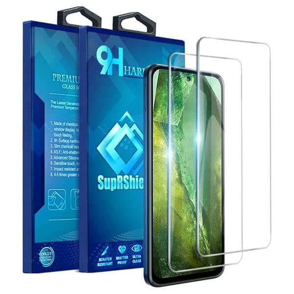 [2 Pack] For Google Pixel 8 8A 8 Pro SupRShield Tempered Glass LCD Screen Protector Film Guard (Clear)