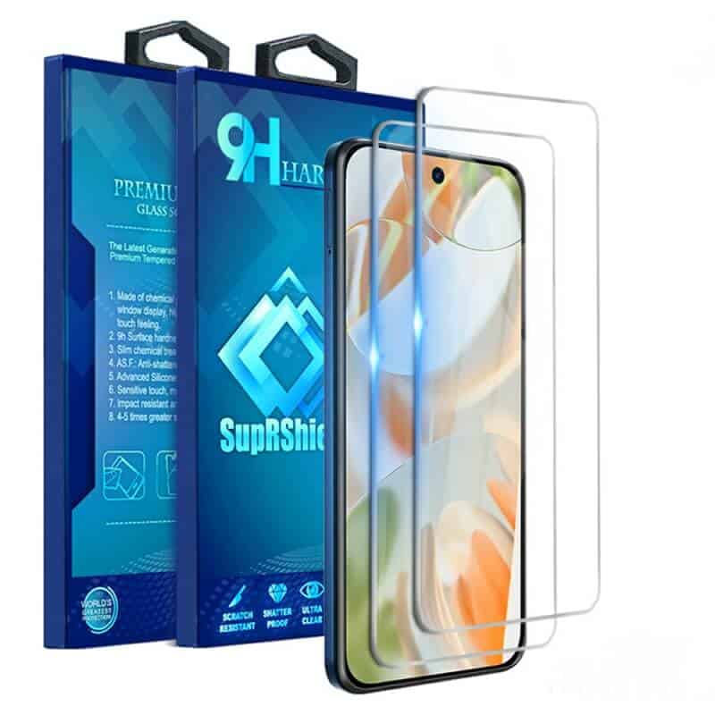 [2 Pack] For Google Pixel 9 9 pro SupRShield Tempered Glass LCD Screen Protector Film Guard (Clear)