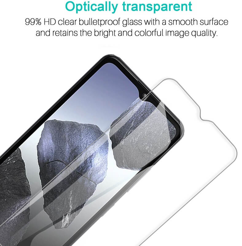 [2 Pack] For HMD Aura 2 Tempered Glass LCD Screen Protector Film Guard (Clear) (3)
