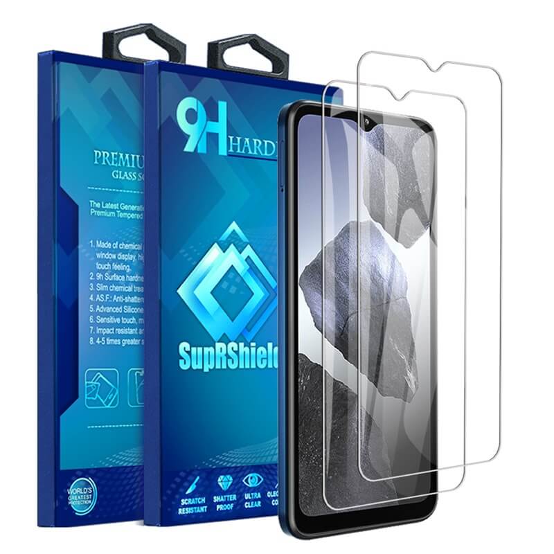 [2 Pack] For HMD Aura 2 Tempered Glass LCD Screen Protector Film Guard (Clear) (3)