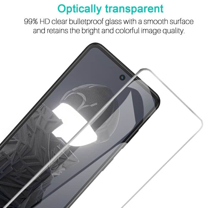 [2 Pack] For HMD Fusion Tempered Glass LCD Screen Protector Film Guard (Clear)