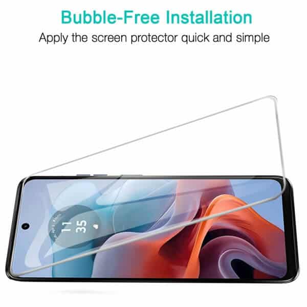 [2 Pack] For Motorola Moto G34 5G Tempered Glass LCD Screen Protector Film Guard (Clear)