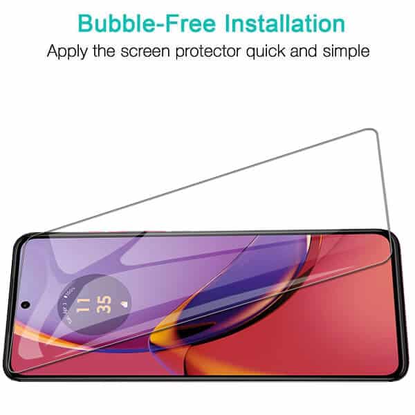 [2 Pack] For Motorola Moto G84 5G Full Cover Tempered Glass LCD Screen Protector Film Guard (Clear)