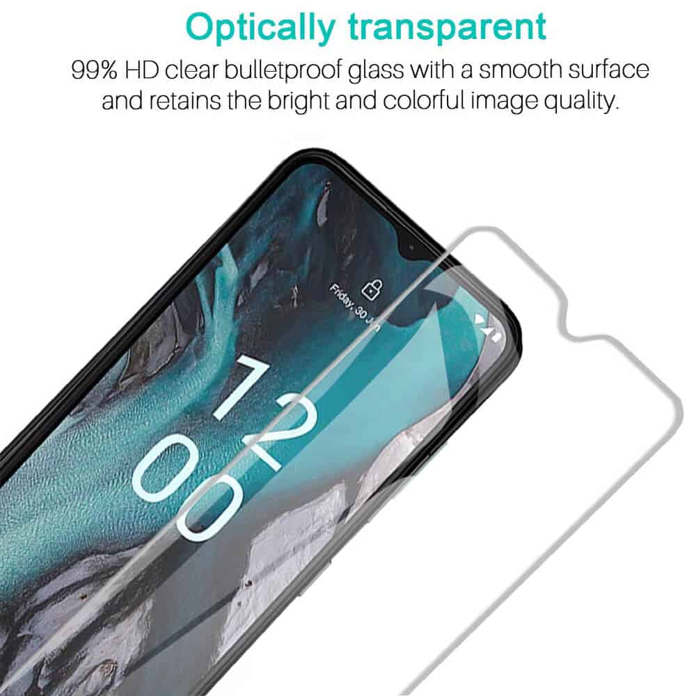 [2 Pack] For Nokia C22 4G Tempered Glass LCD Screen Protector Film Guard (Clear)
