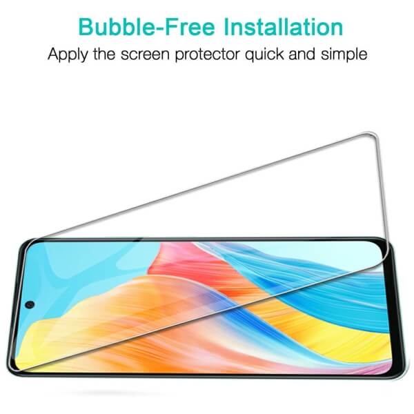 [2 Pack] For Oppo A58 4G SupRShield Tempered Glass Screen Protector Film Guard (Clear)