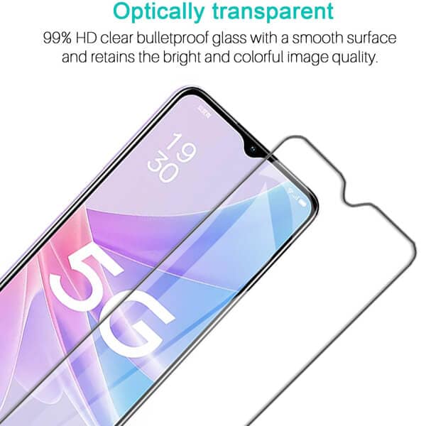 [2 Pack] For Oppo A78 5G Tempered Glass LCD Screen Protector Film Guard (Clear)