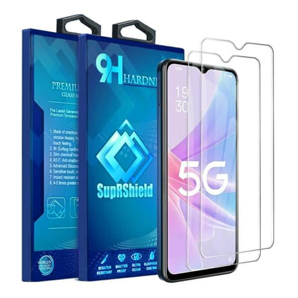 [2 Pack] For Oppo A78 5G Tempered Glass LCD Screen Protector Film Guard (Clear)