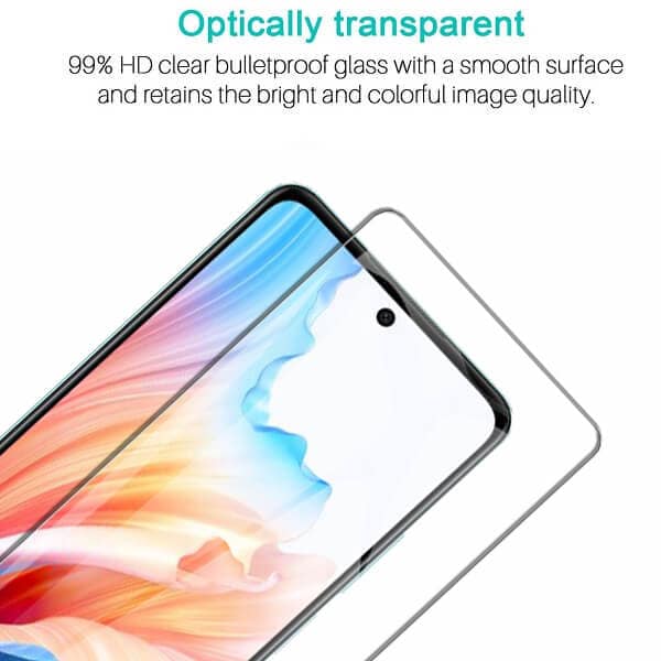 [2 Pack] For Oppo A79 5G Tempered Glass LCD Screen Protector Film Guard (Clear)