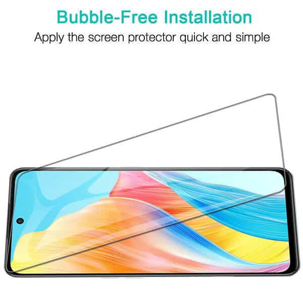 [2 Pack] For Oppo A98 5G SupRShield Clear Full Cover Tempered Glass Screen Protector Film Guard (Clear)
