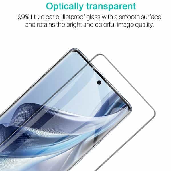 [2 Pack] For Oppo Reno 10 5G SupRShield Clear Full Cover Tempered Glass Screen Protector Film Guard (Clear)