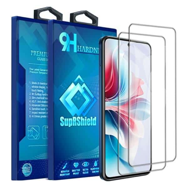 [ 2 Pack ] For Oppo Reno11 F 5G Screen Protector Anti Scratch Tempered Glass Film Guard