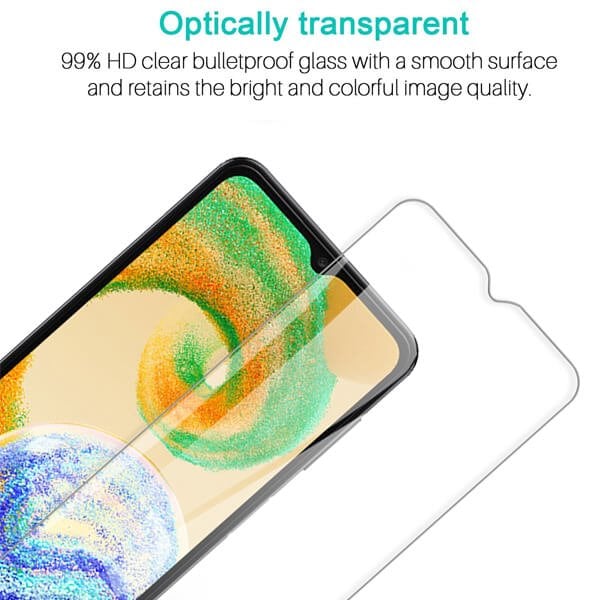 [2 Pack] For Samsung Galaxy A04s Tempered Glass Screen Protector Film Guard (Clear)