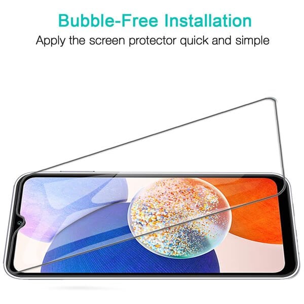 [2 Pack] For Samsung Galaxy A14 5G Full Cover Tempered Glass LCD Screen Protector Film Guard (Clear)
