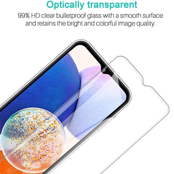 [2 Pack] For Samsung Galaxy A14 5G Full Cover Tempered Glass LCD Screen Protector Film Guard (Clear)