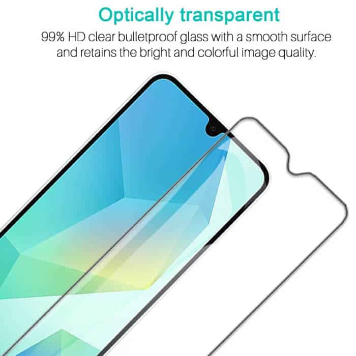 [2 Pack] For Samsung Galaxy A16 5G Full Cover Tempered Glass LCD Screen Protector Film Guard (Clear)