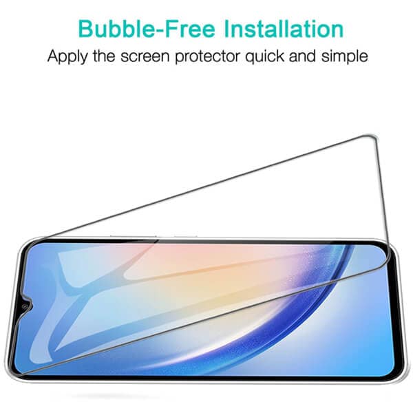 [2 Pack] For Samsung Galaxy A34 5G Full Cover Tempered Glass LCD Screen Protector Film Guard (Clear)