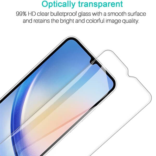 [2 Pack] For Samsung Galaxy A34 5G Full Cover Tempered Glass LCD Screen Protector Film Guard (Clear)