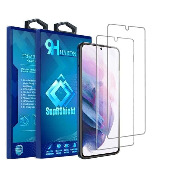 [2 Pack] For Samsung Galaxy S21 S21+S21 Plus Tempered Glass LCD Screen Protector Film Guard (Clear)