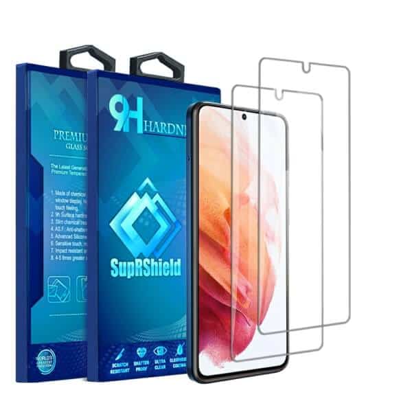 [2 Pack] For Samsung Galaxy S21 Tempered Glass LCD Screen Protector Film Guard (Clear)