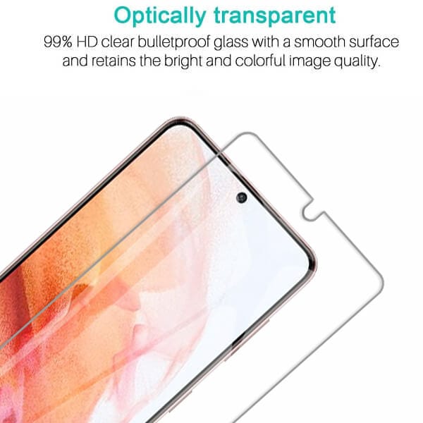 [2 Pack] For Samsung Galaxy S21 Tempered Glass LCD Screen Protector Film Guard (Clear)