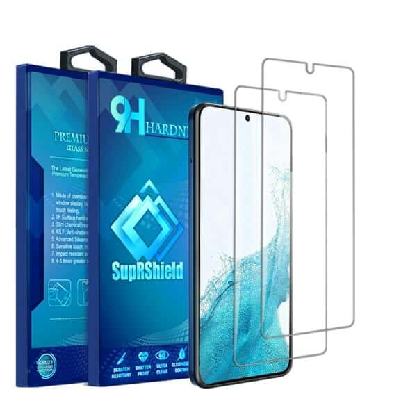 [2 Pack] For Samsung Galaxy S22 / S22+ /S22 Plus Tempered Glass LCD Screen Protector Film Guard (Clear)