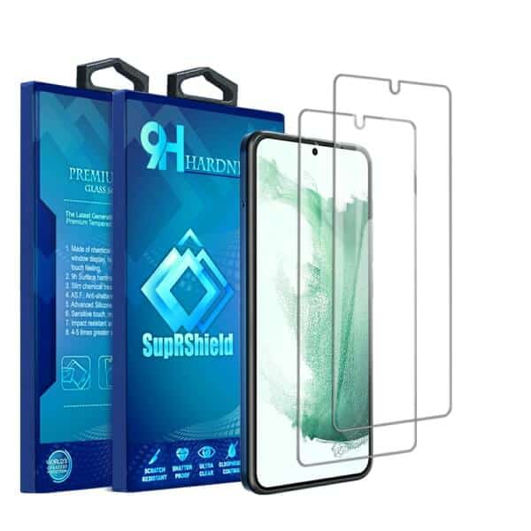 [2 Pack] For Samsung Galaxy S22 S22+ S22 Plus Tempered Glass LCD Screen Protector Film Guard (Clear)