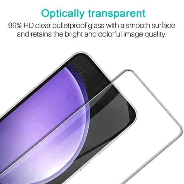 [2 Pack] For Samsung Galaxy S23FE S23 FE Tempered Glass LCD Screen Protector Film Guard (Clear)