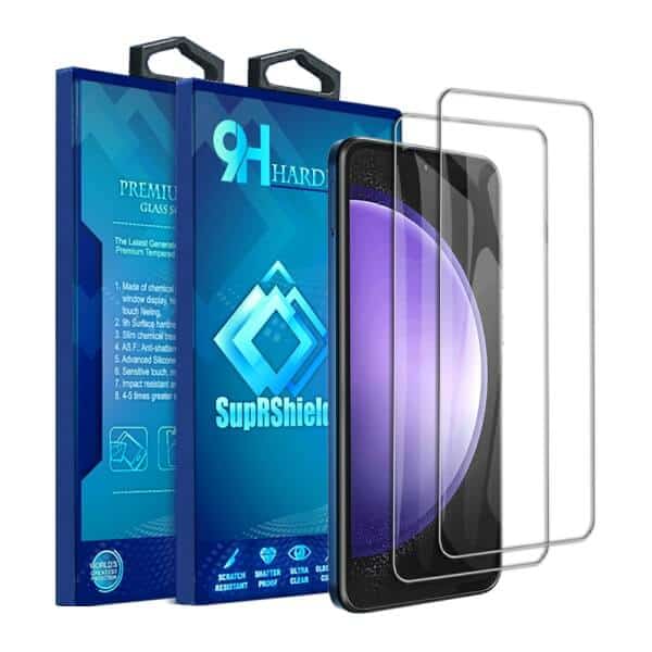 [2 Pack] For Samsung Galaxy S23FE S23 FE Tempered Glass LCD Screen Protector Film Guard (Clear)