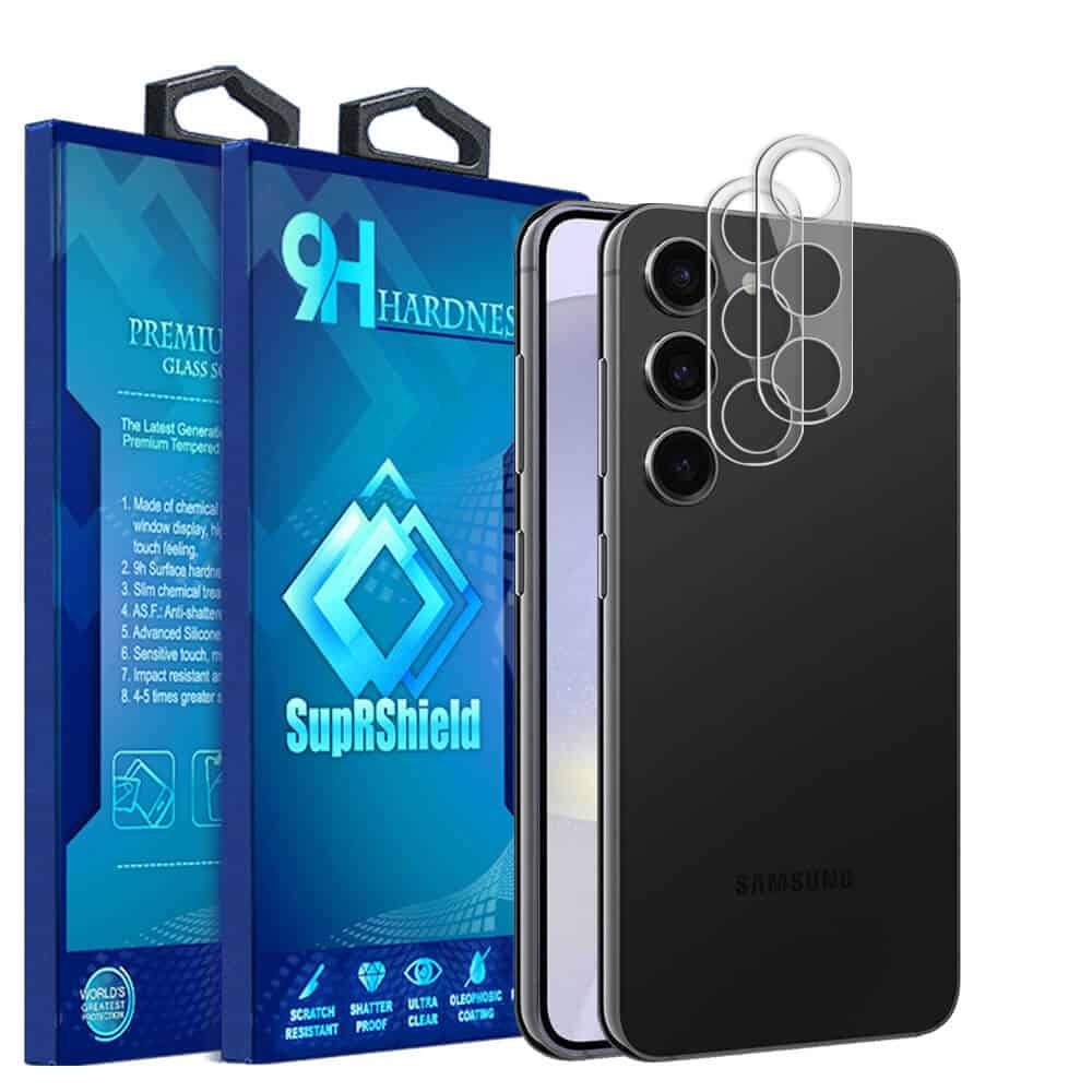 [2 Pack] For Samsung Galaxy S24, S24+ /S24 Plus & S24 Ultra /S24 FE Camera Lens Protector Anti Scratch Tempered Glass Film Guard