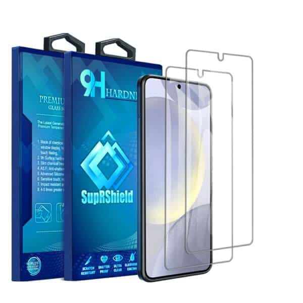 [2 Pack] For Samsung Galaxy S24 S24+S24Plus S24 Ultra Tempered Glass LCD Screen Protector Film Guard (Clear)