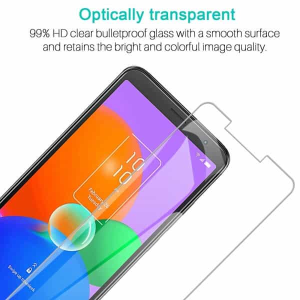 [2 Pack] For TCL 403 Telstra T Inspire Tempered Glass LCD Screen Protector Film Guard (Clear)