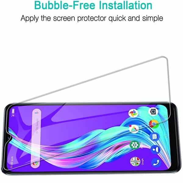 [2 Pack] For ZTE Blade A51 Tempered Glass Screen Protector Film Guard (Clear)
