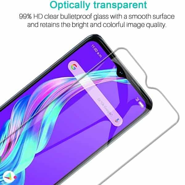 [2 Pack] For ZTE Blade A51 Tempered Glass Screen Protector Film Guard (Clear)