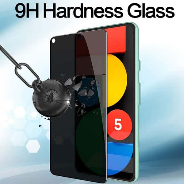 [2 Pack] Google Pixel 5 Anti Spy Privacy Tempered Glass LCD Screen Protector Film Guard