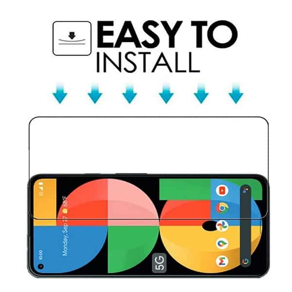 [2 Pack] Google Pixel 5A 5G Tempered Glass LCD Screen Protector Film Guard (Clear)