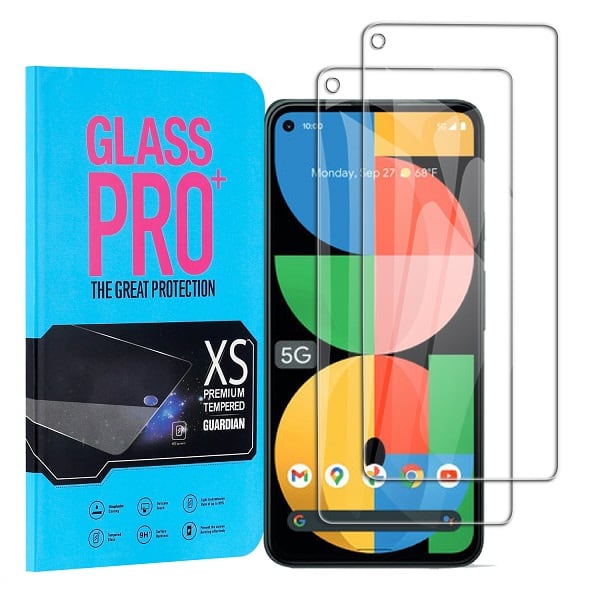 [2 Pack] Google Pixel 5A 5G Tempered Glass LCD Screen Protector Film Guard (Clear)