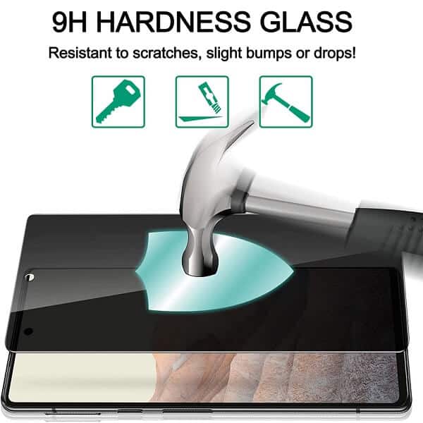 [2 Pack] Google Pixel 6 Anti Spy Privacy Tempered Glass LCD Screen Protector Film Guard