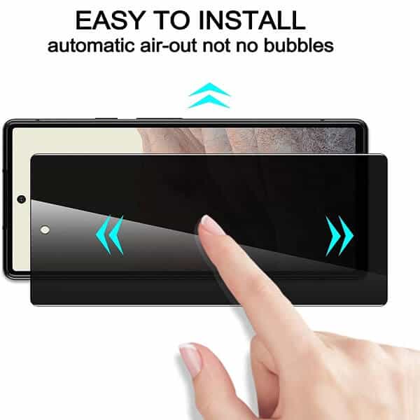 [2 Pack] Google Pixel 6 Anti Spy Privacy Tempered Glass LCD Screen Protector Film Guard