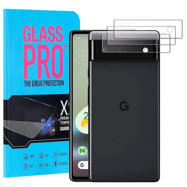 [ 3 Pack ] For Google Pixel 6A | 6 Pro Camera Lens Protector Anti Scratch Tempered Glass Film Guard