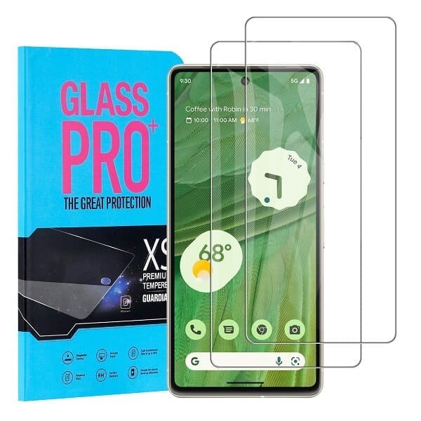 [2 Pack] Google Pixel 7 | 7A Tempered Glass LCD Screen Protector Film Guard (Clear)
