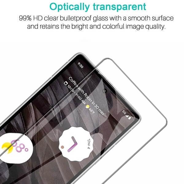 [2 Pack] Google Pixel 7A 5G Tempered Glass LCD Screen Protector Film Guard (Clear)