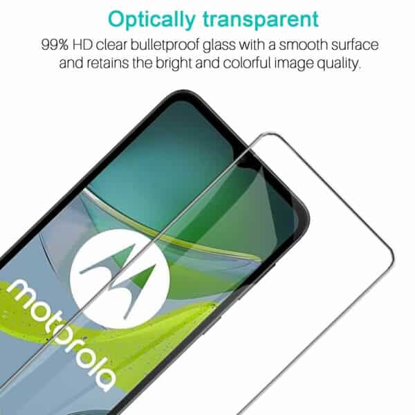 [2 Pack] Motorola Moto E13 Tempered Glass LCD Screen Protector Film Guard (Clear)