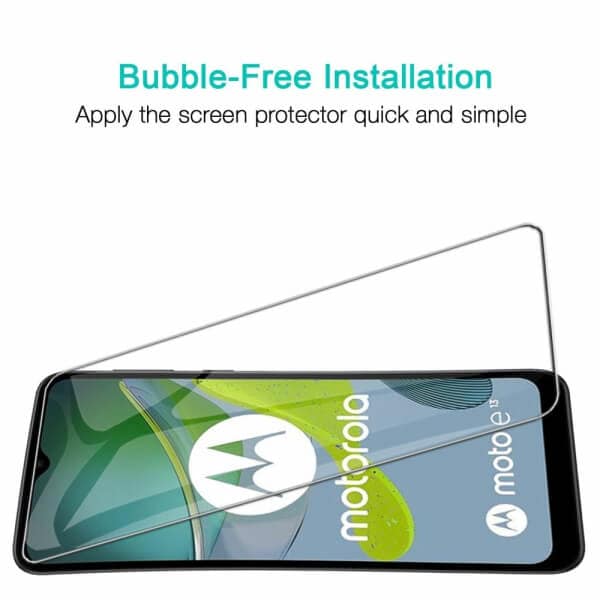 [2 Pack] Motorola Moto E13 Tempered Glass LCD Screen Protector Film Guard (Clear)